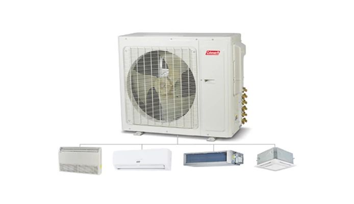 Ductless mini-split air conditioner installation